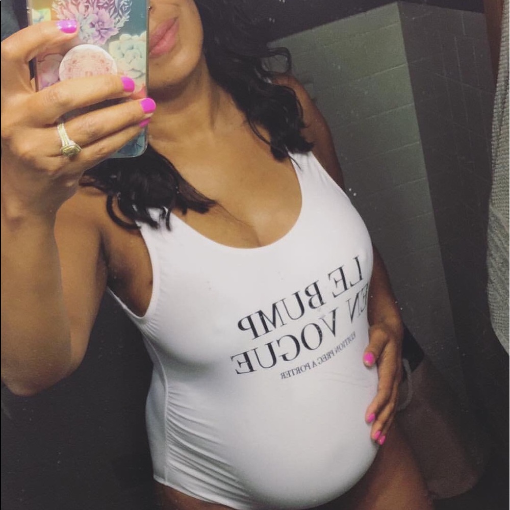 The Cutest Maternity Swimsuit